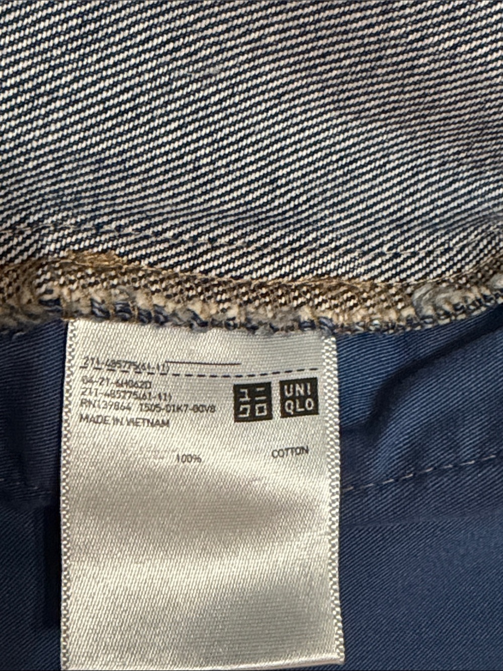 Uniqlo Zip-Up Short Jacket Corduroy Collar Oversized Front Pockets S NWT - Picture 9 of 9